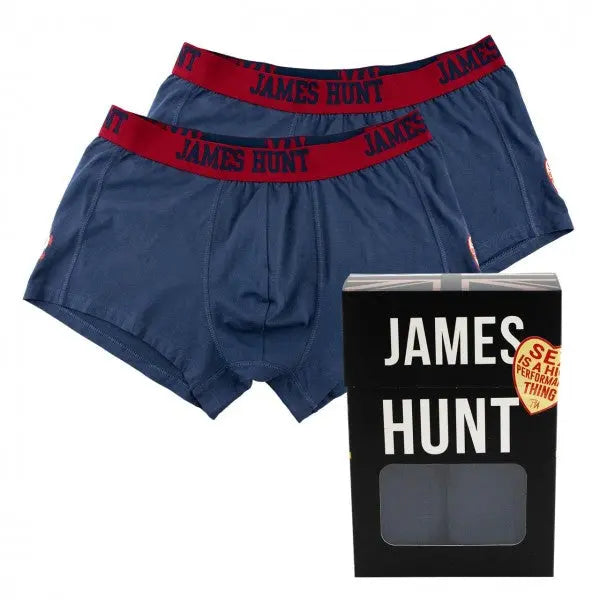 Lot de 2 boxers James Hunt Bleu