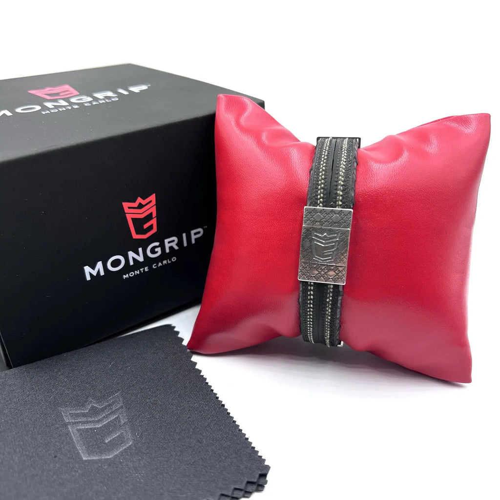 MONGRIP Bracelet F1 Race Portier Argent 925/1000 | Cars and Me