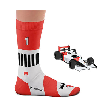 Heel Tread Chaussettes MaclLaren MP4/6 Rouge | Cars and Me