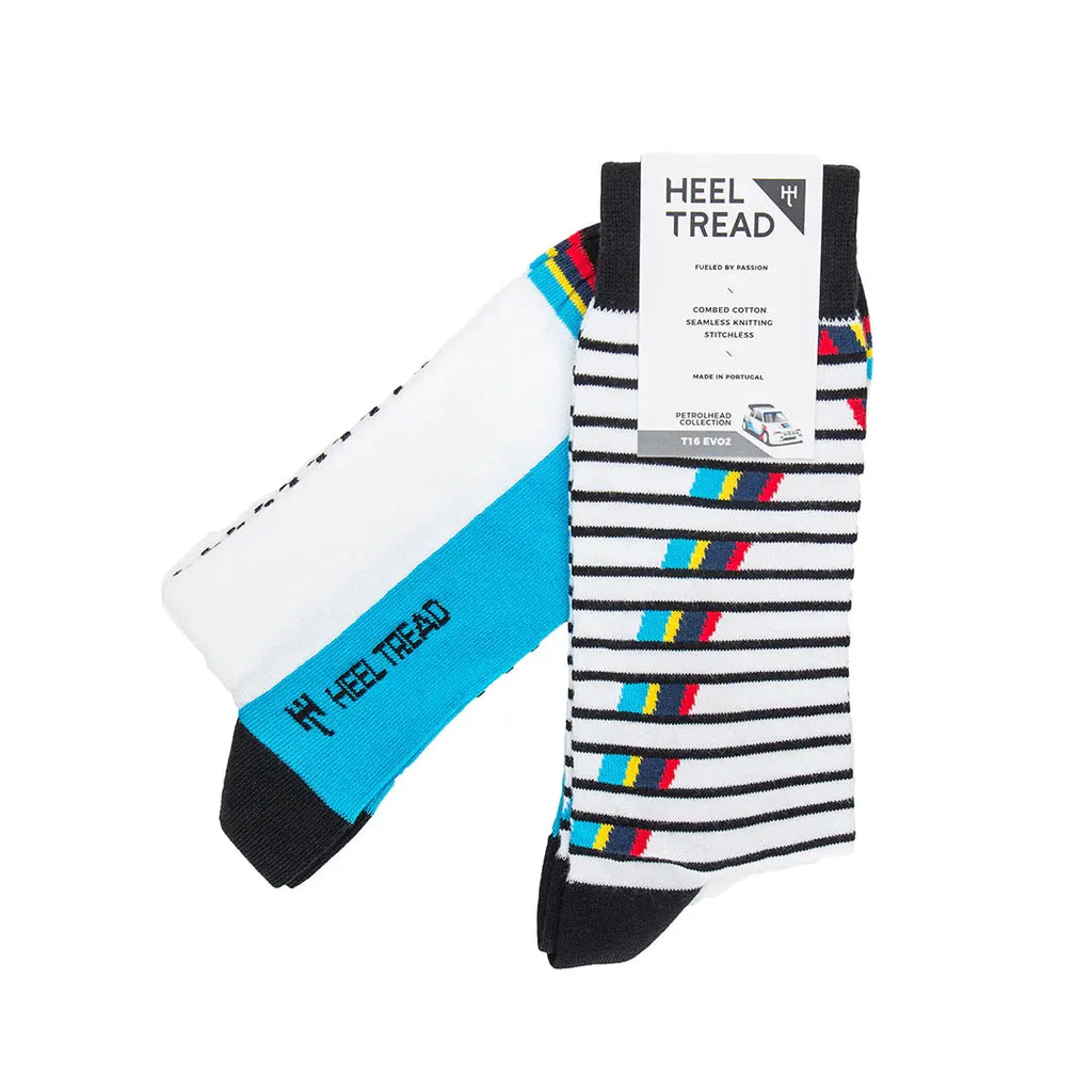 Paire de chaussettes Heel Tread aux couleurs de la 205 T16