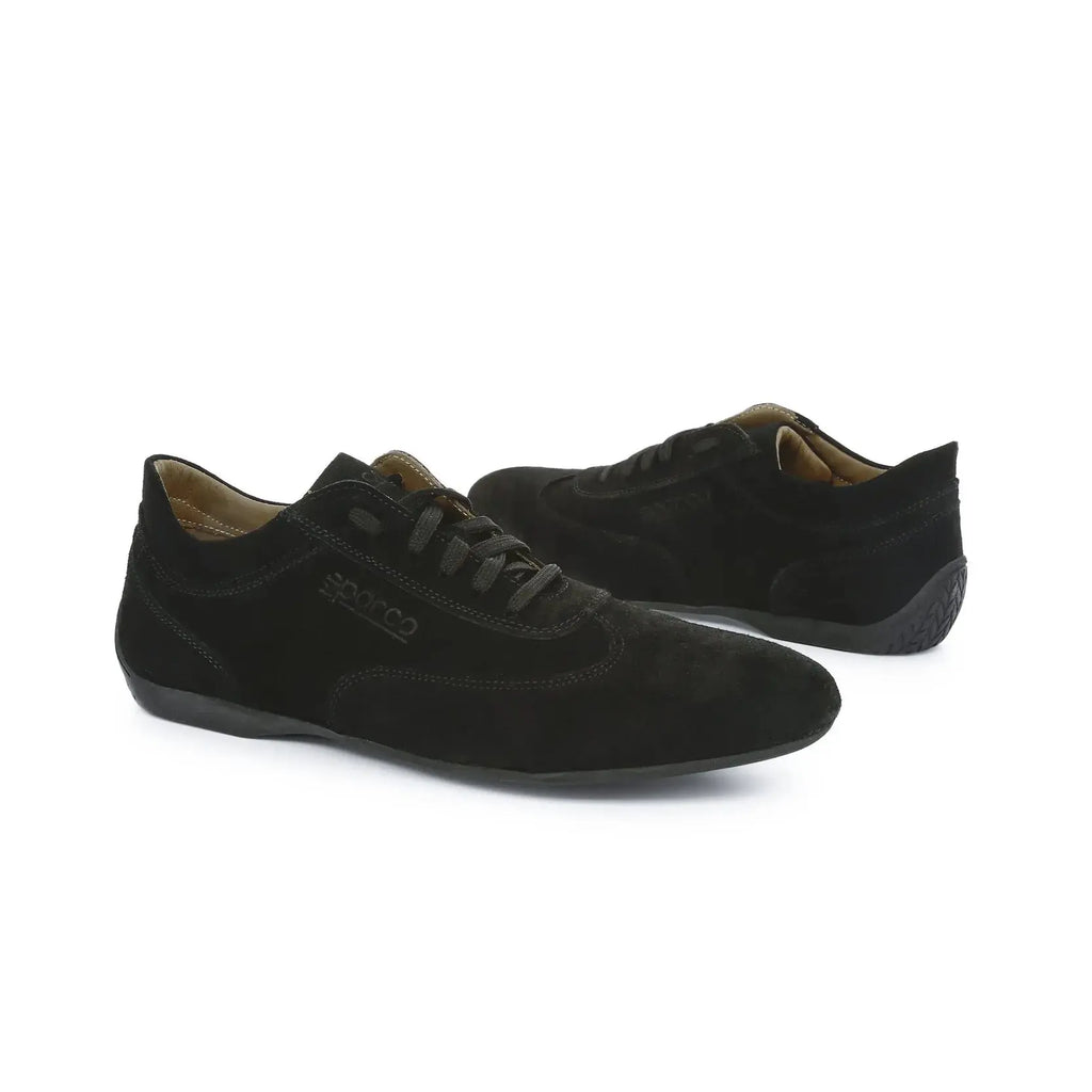 Paire de chaussures de ville Sparco Imola en cuir suédé noir 