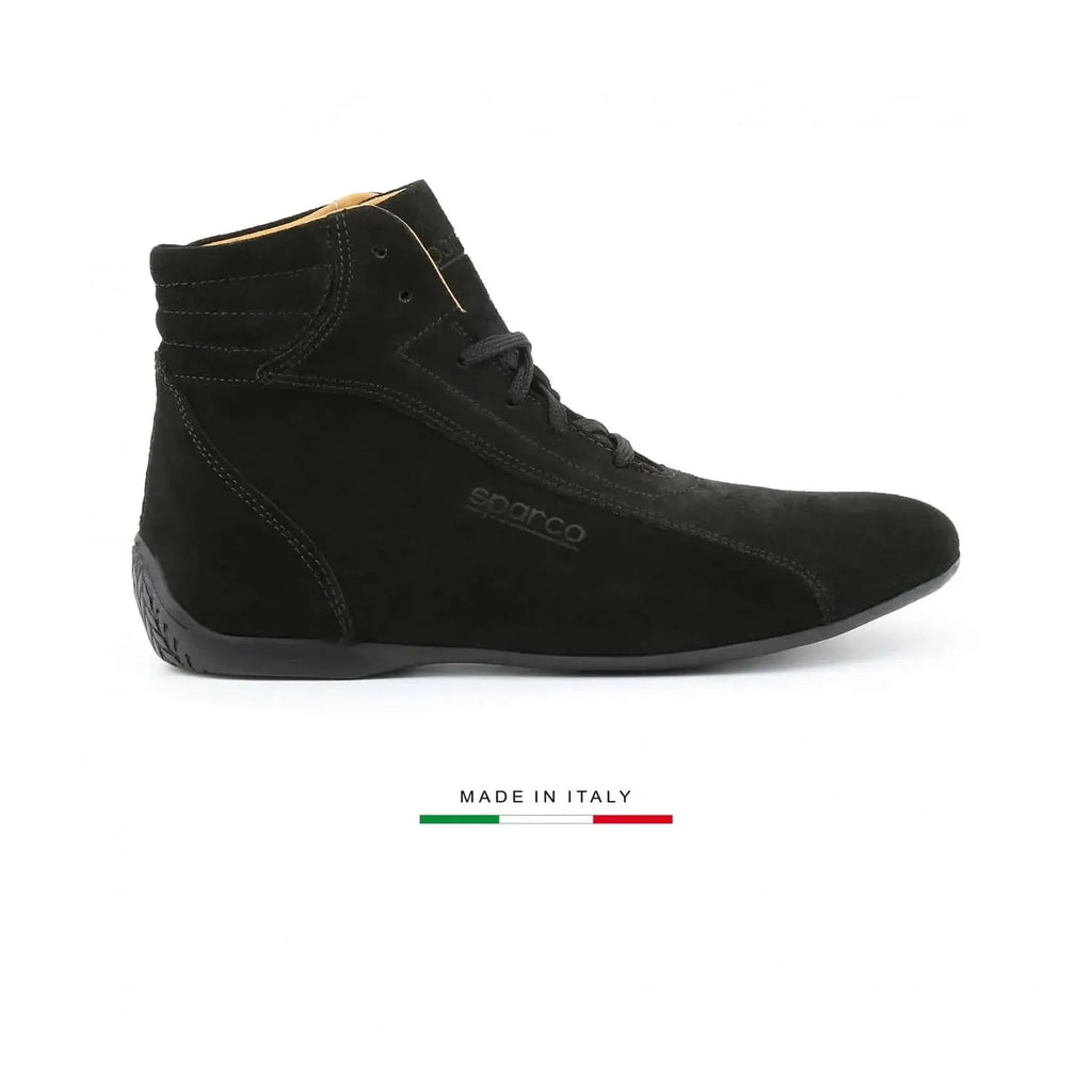 Bottine Sparco Monza en cuir suédé noir