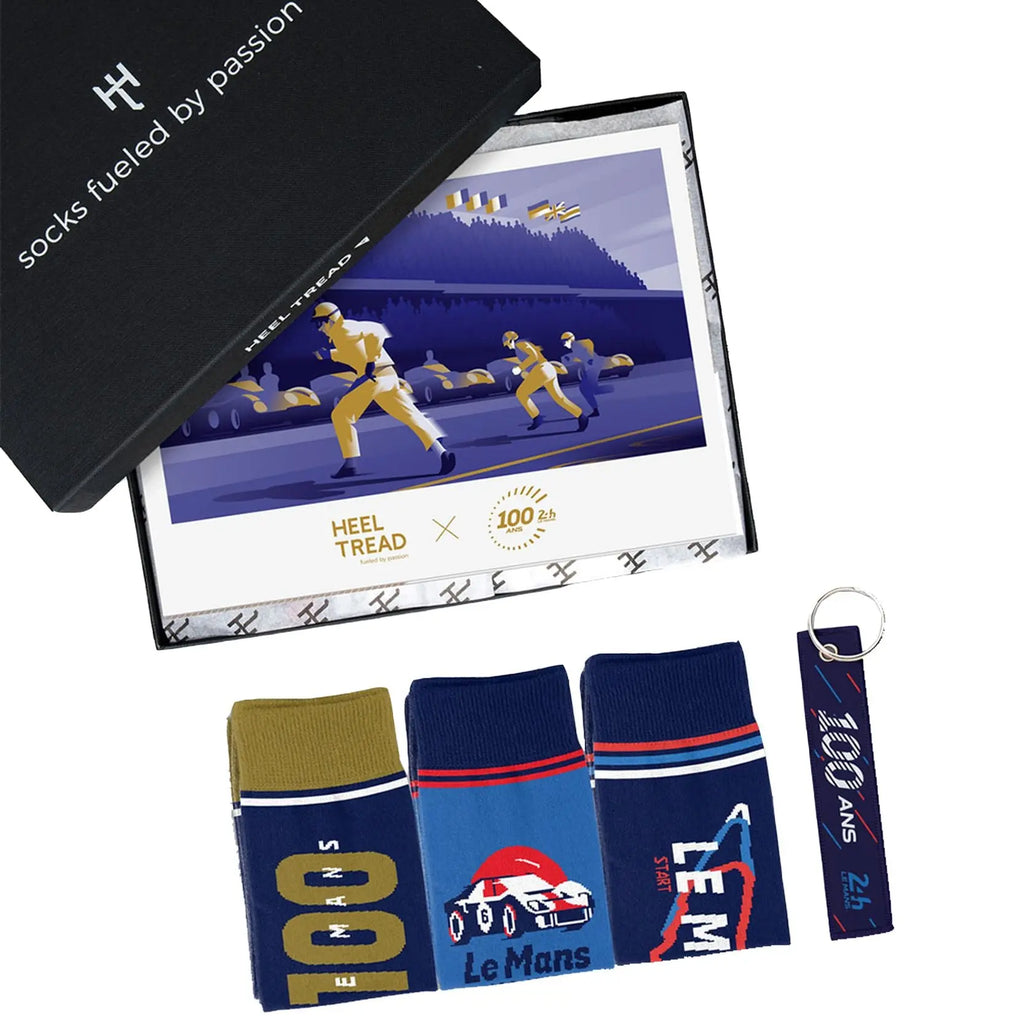 Pack Chaussettes Centenaire - 24H Le Mans X Heel Tread | Cars and Me