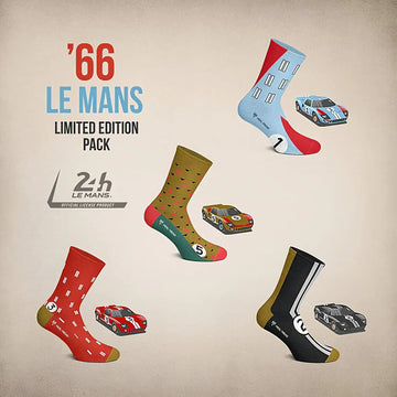 Heel Tread Pack Chaussettes Le Mans 66 | Cars and Me