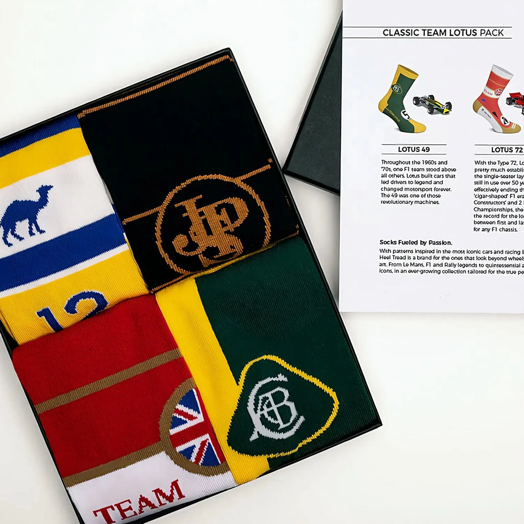Heel Tread Pack Chaussettes Team Lotus | Cars and Me