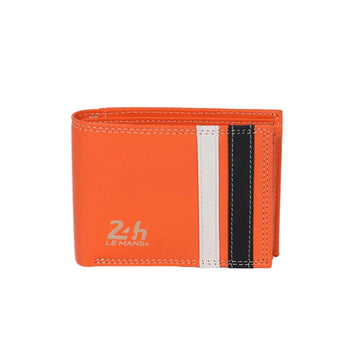 24h Le Mans Portefeuille Bignan Cuir Orange | Cars and Me