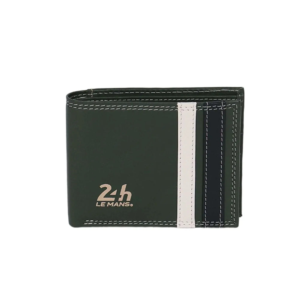 24h Le Mans Portefeuille Bignan Cuir Vert | Cars and Me