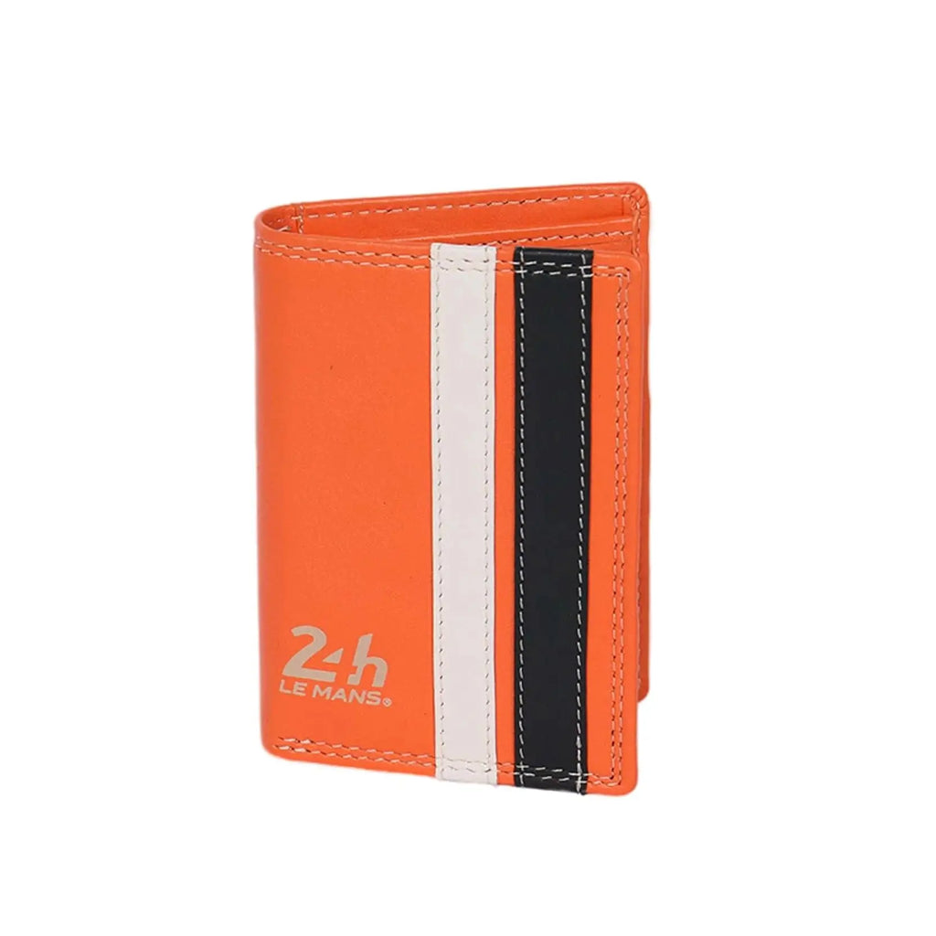 24h Le Mans Portefeuille Chenard Cuir Orange | Cars and Me