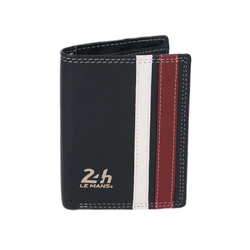 24h Le Mans Portefeuille Walcker Cuir Noir | Cars and Me