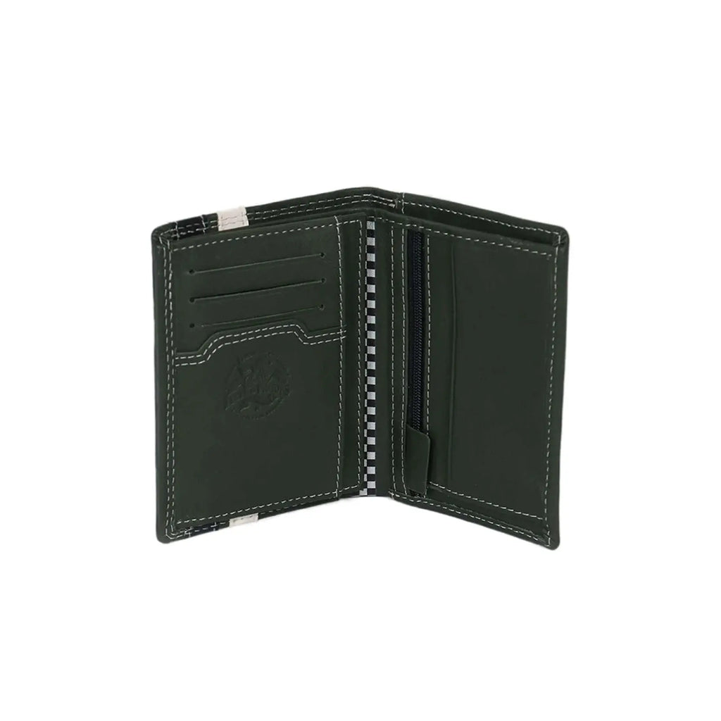 24h Le Mans Portefeuille Walcker Cuir Vert | Cars and Me