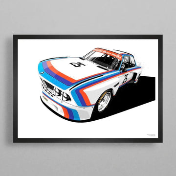 Petrolheart Poster BMW 3.0 BATMOBILE Martini Racing | Cars and Me