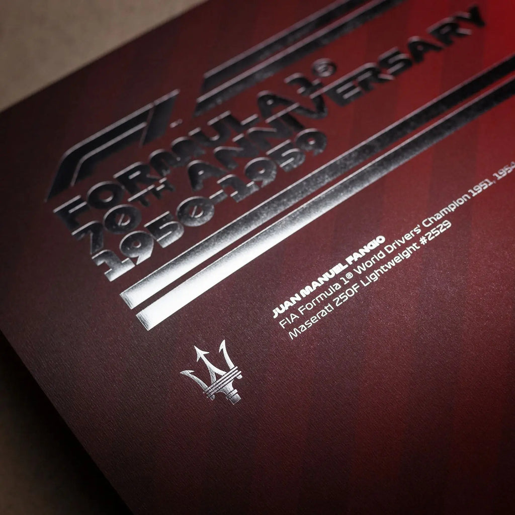 Automobilist Poster Formule 1 Décennie Maserati 1950 | Cars and Me