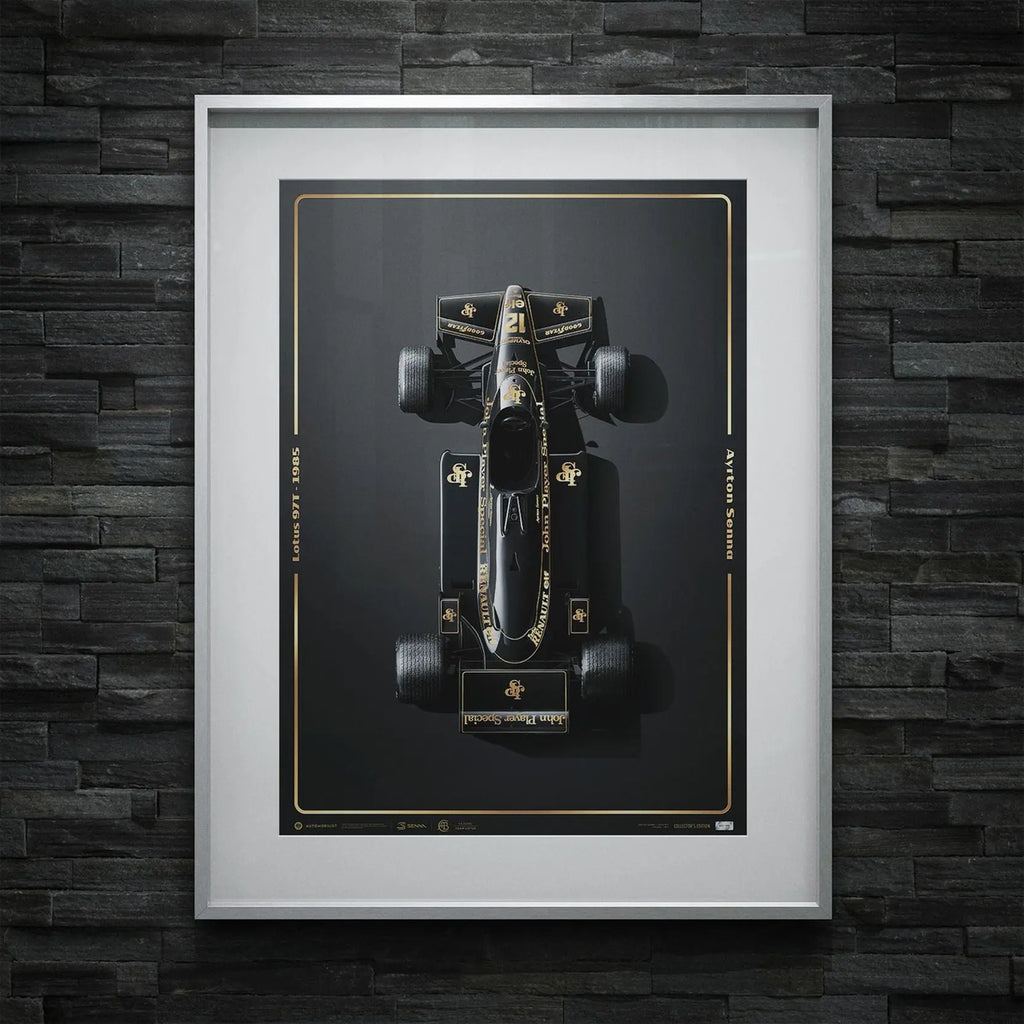 Automobilist Poster Lotus 97T Ayrton Senna Estoril 1985 | Cars and Me
