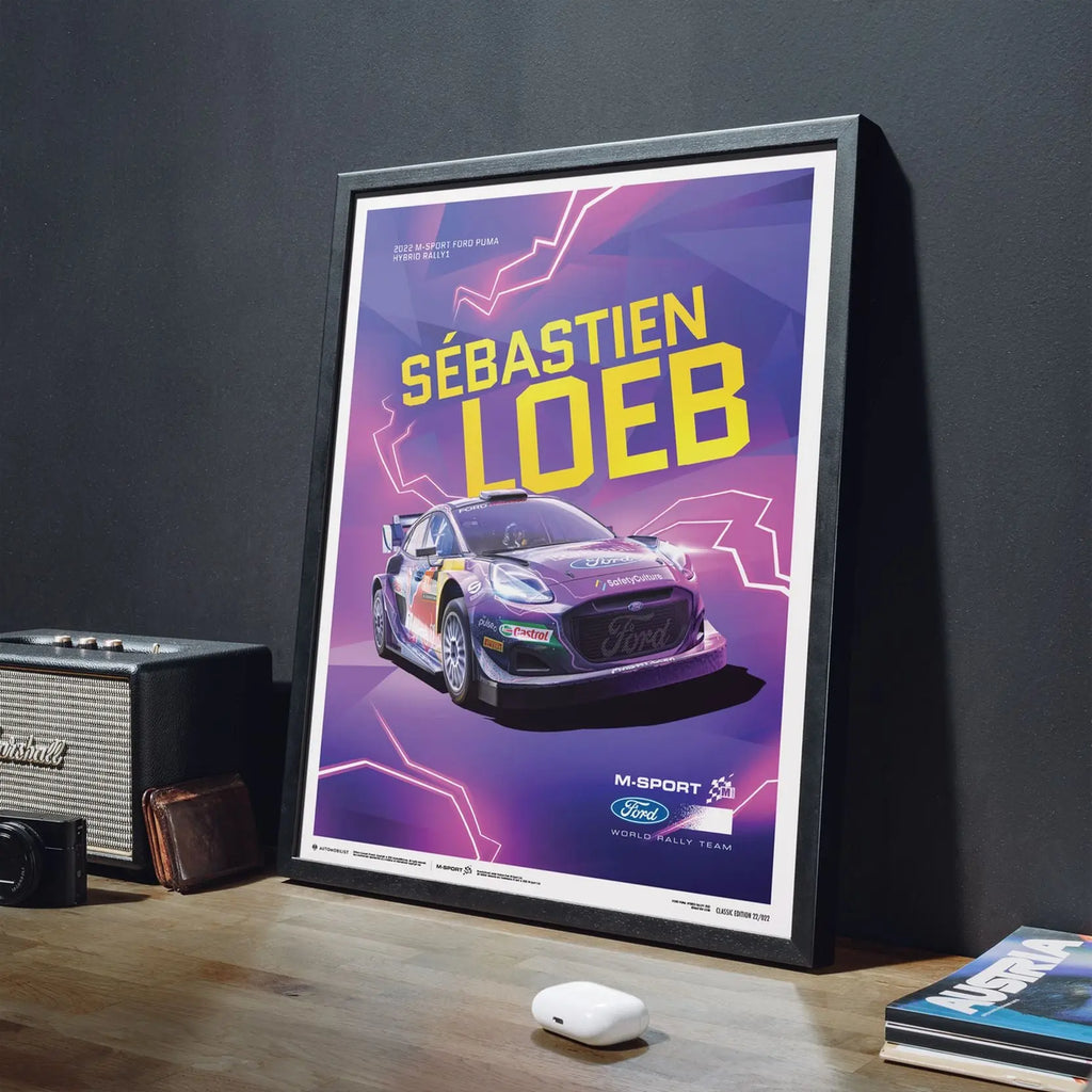 Automobilist Poster Ford Puma Hybrid Sébastien Loeb | Cars and Me
