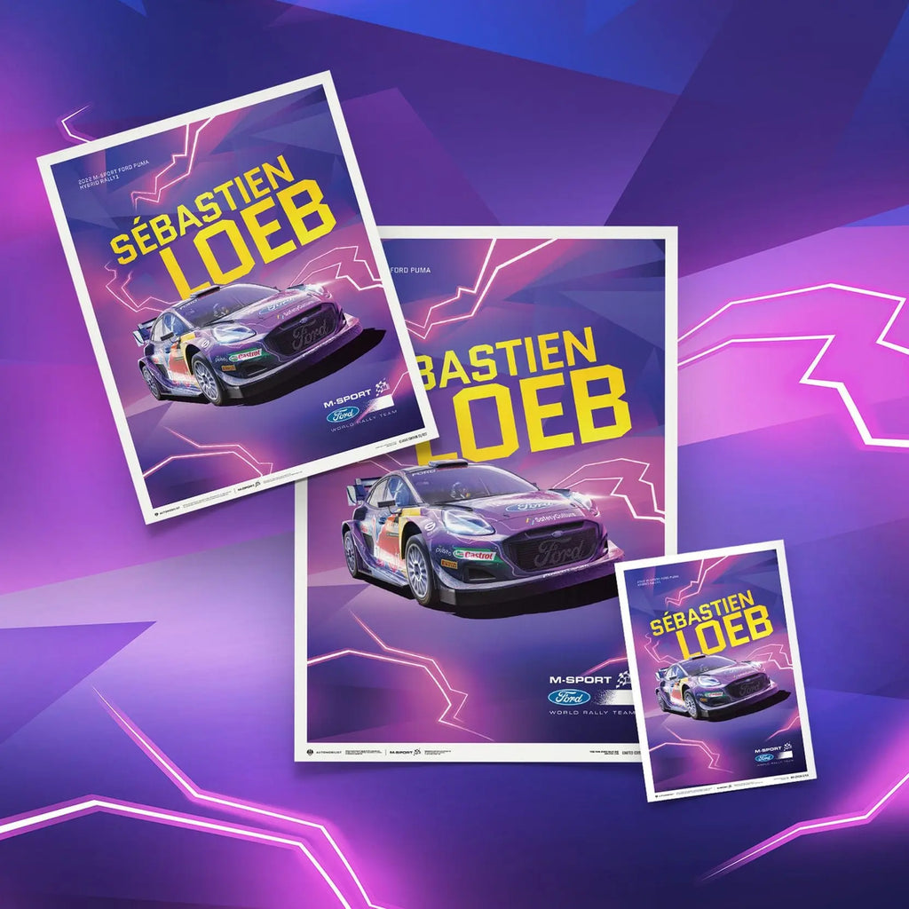 Automobilist Poster Ford Puma Hybrid Sébastien Loeb | Cars and Me