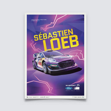 Automobilist Poster Ford Puma Hybrid Sébastien Loeb | Cars and Me