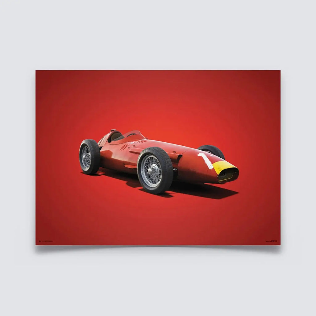 Automobilist Poster Maserati 250F Juan Manuel Fangio 1957| Cars and Me
