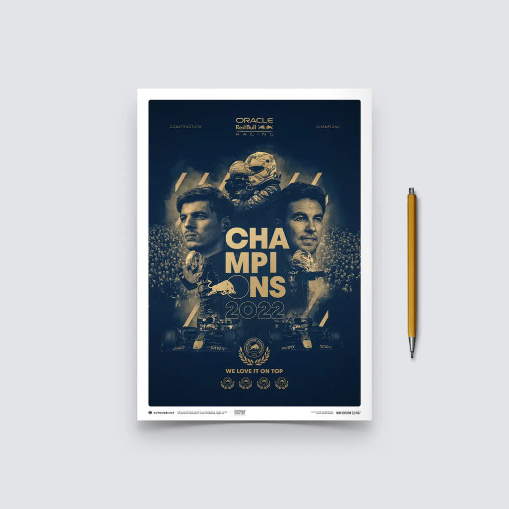 Automobilist Poster Red Bull Racing Champion F1 2022 | Cars and Me