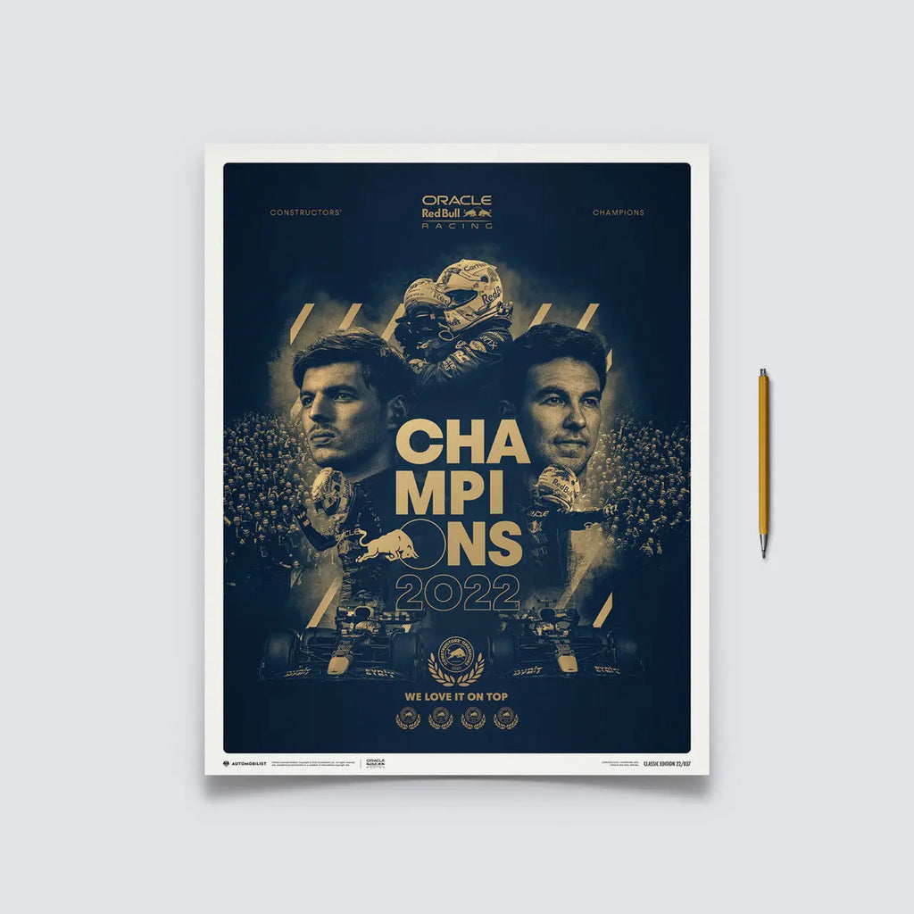Automobilist Poster Red Bull Racing Champion F1 2022 | Cars and Me