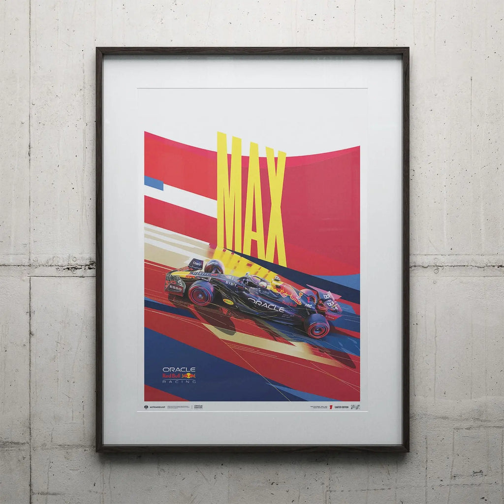 Automobilist Poster Red Bull Racing Max Verstappen 2022  | Cars and Me