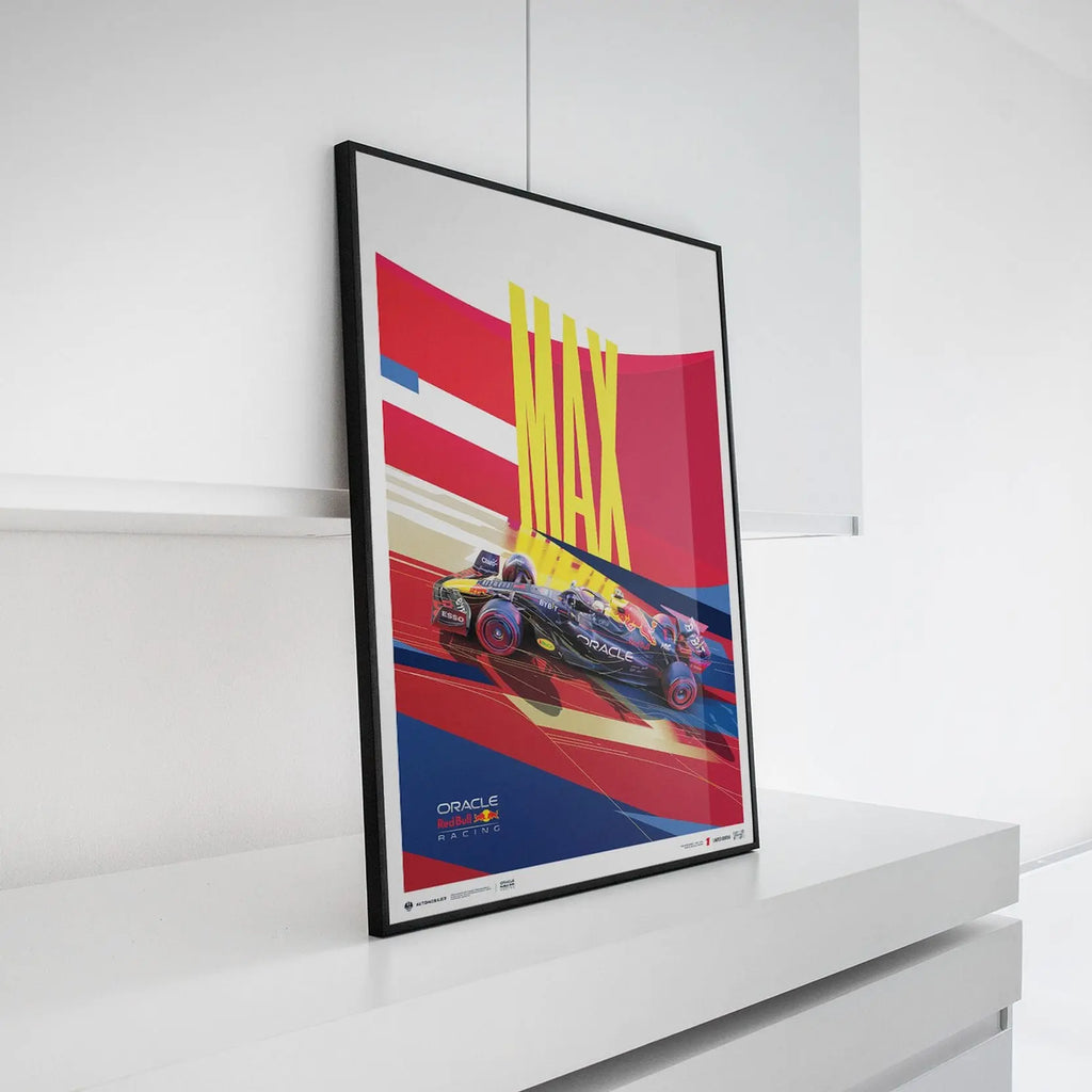 Automobilist Poster Red Bull Racing Max Verstappen 2022  | Cars and Me
