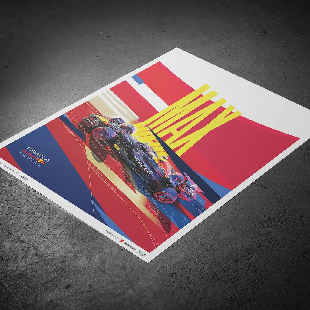 Automobilist Poster Red Bull Racing Max Verstappen 2022  | Cars and Me