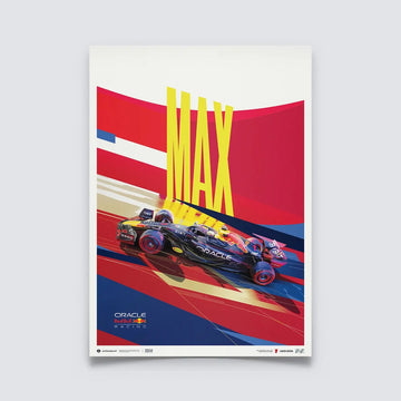 Automobilist Poster Red Bull Racing Max Verstappen 2022  | Cars and Me