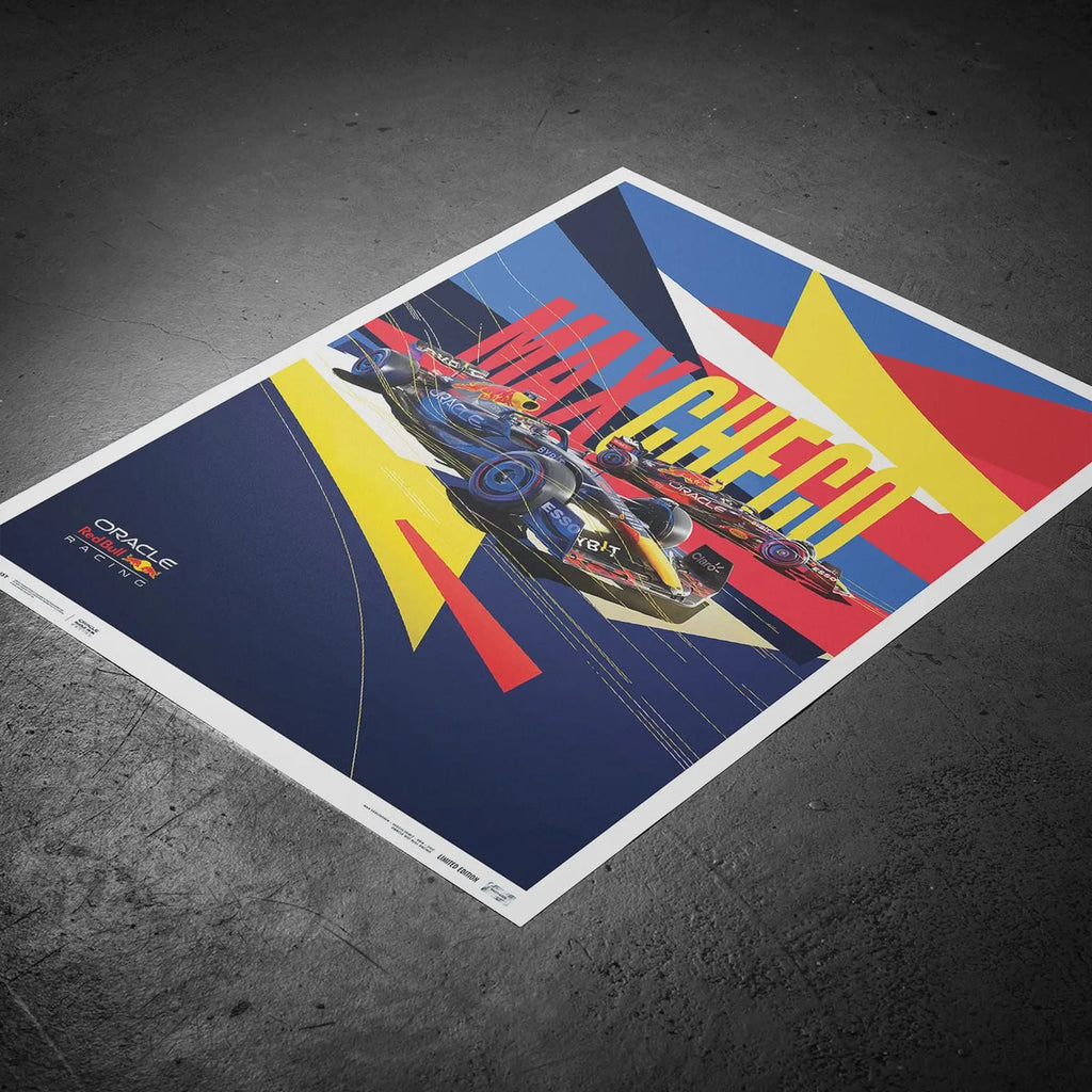 Automobilist Poster Oracle Red Bull Racing Team 2022 | Cars and Me