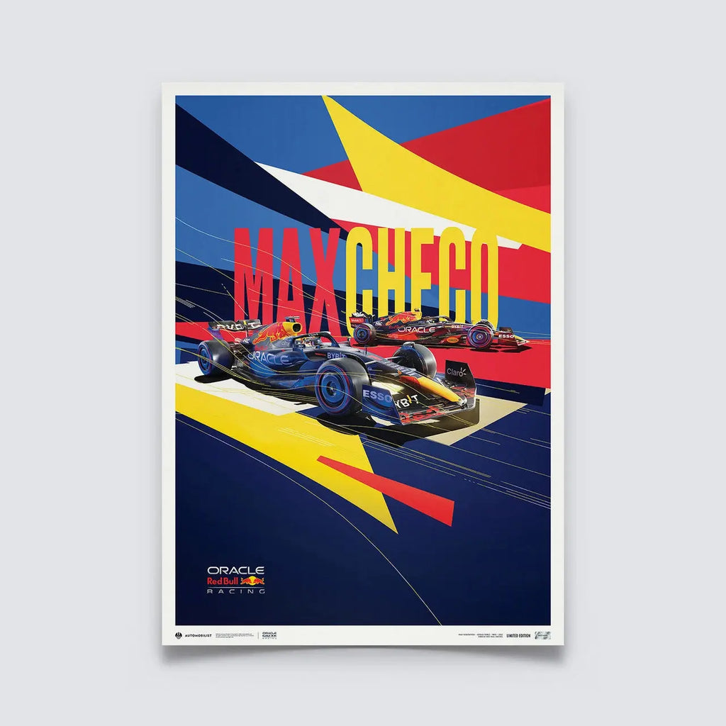 Automobilist Poster Oracle Red Bull Racing Team 2022 | Cars and Me