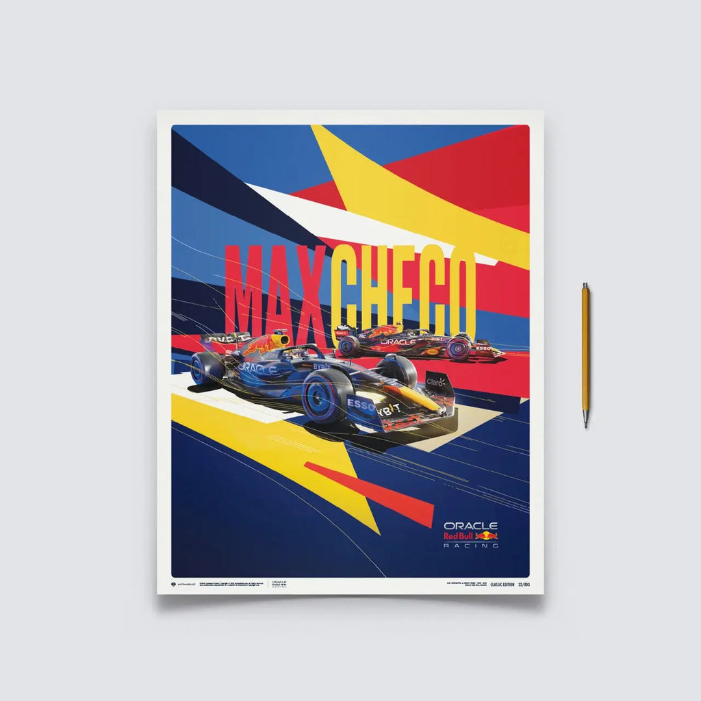 Automobilist Poster Oracle Red Bull Racing Team 2022 | Cars and Me