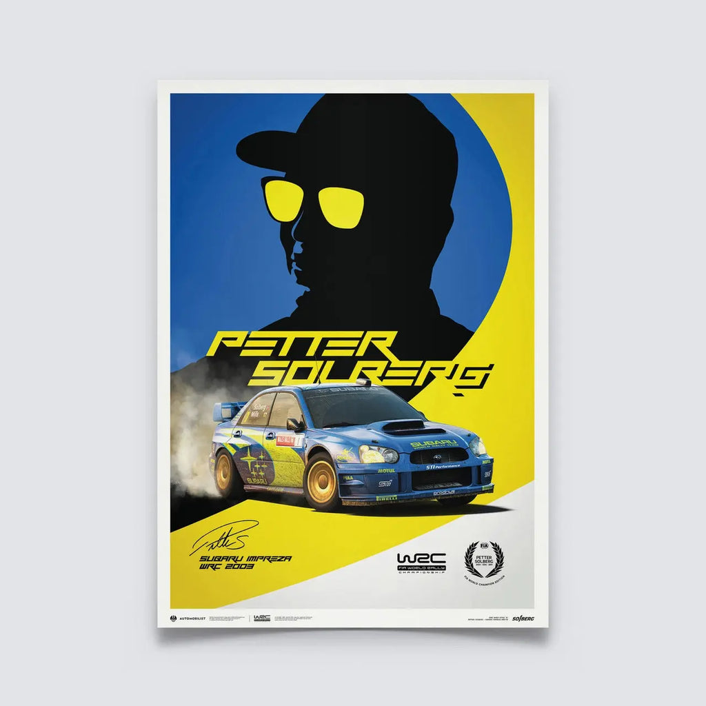 Poster Subaru Impreza WRC Petter Solberg 2003