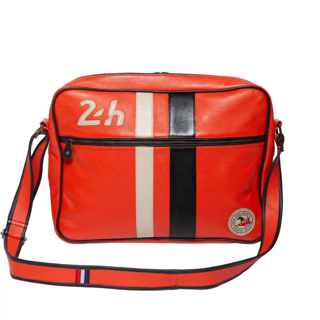 24H Le Mans Sac Messager "Messenger" Orange | Cars and Me