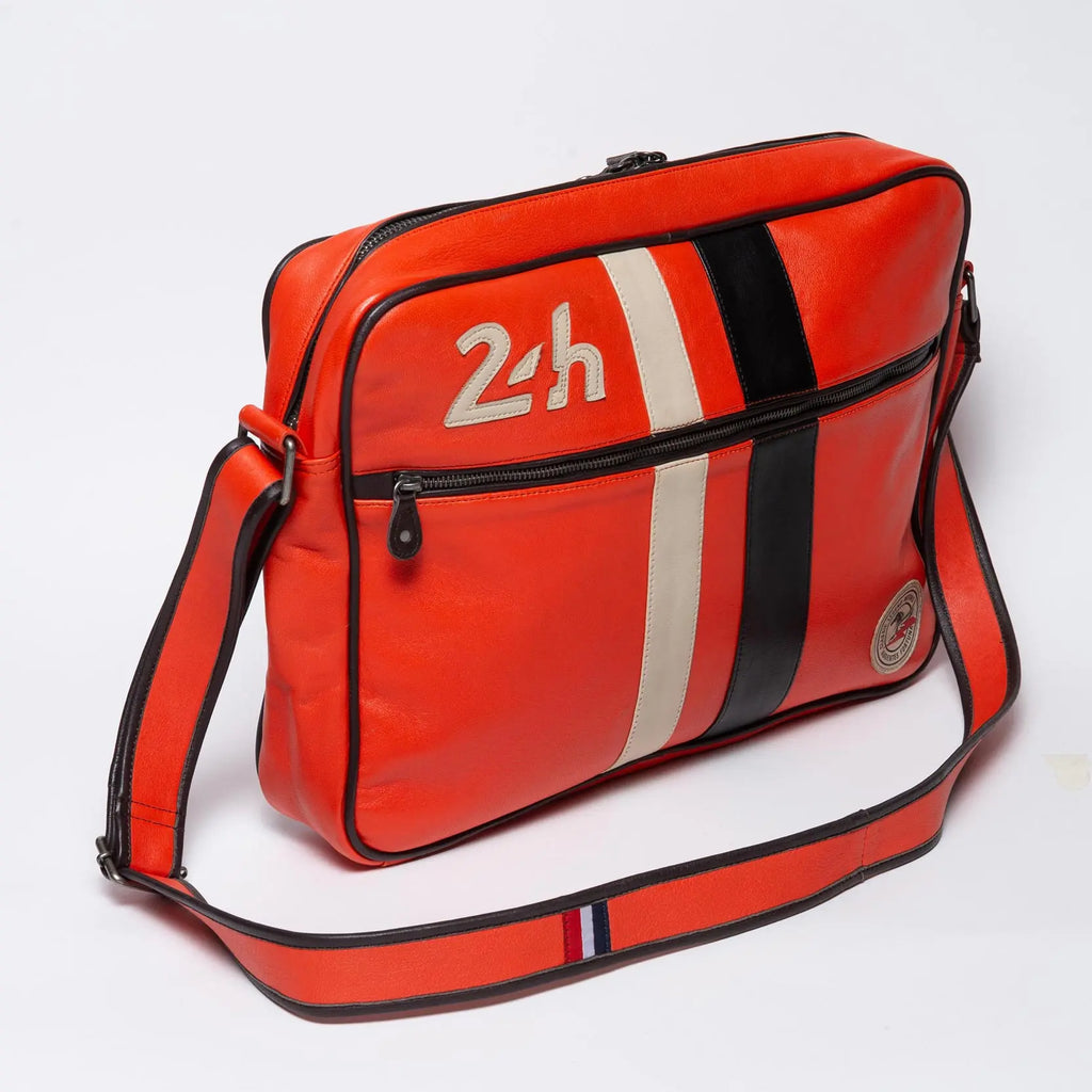 24H Le Mans Sac Messager "Messenger" Orange | Cars and Me