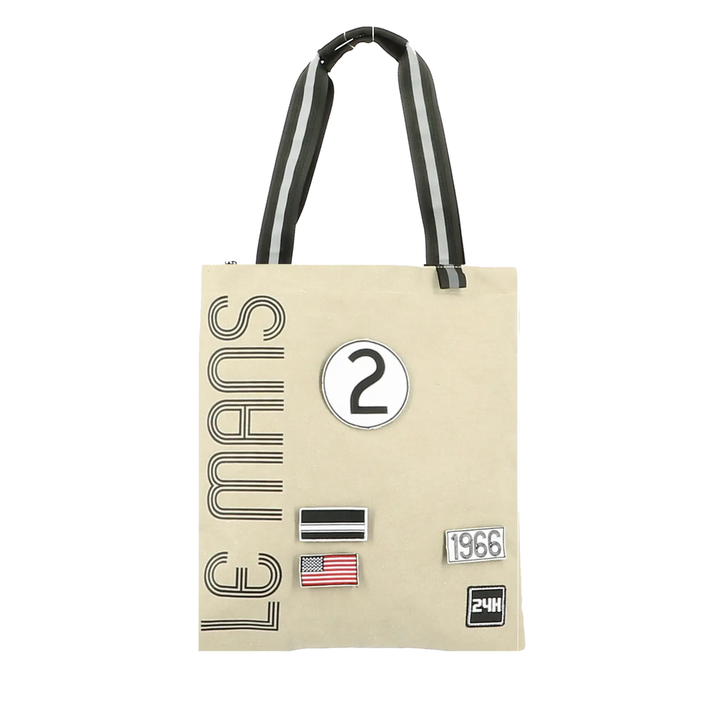 24H Le Mans Sac Shopper Beige | Cars and Me