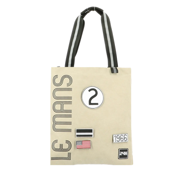 24H Le Mans Sac Shopper Beige | Cars and Me