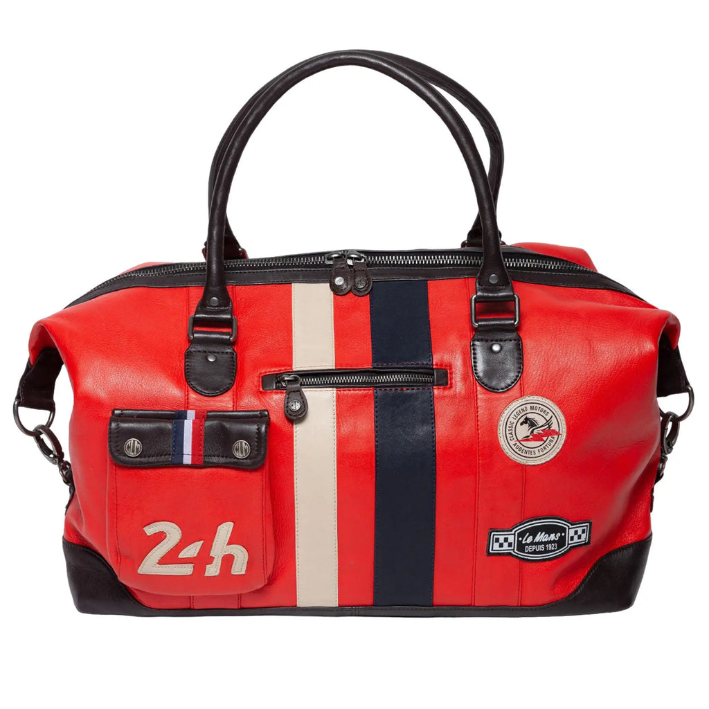 24H Le Mans Sac de Voyage WE 72H Rouge Brillant | Cars and Me