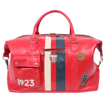 24H Le Mans Sac de voyage en cuir 1923 André 72H Rouge | Cars and Me