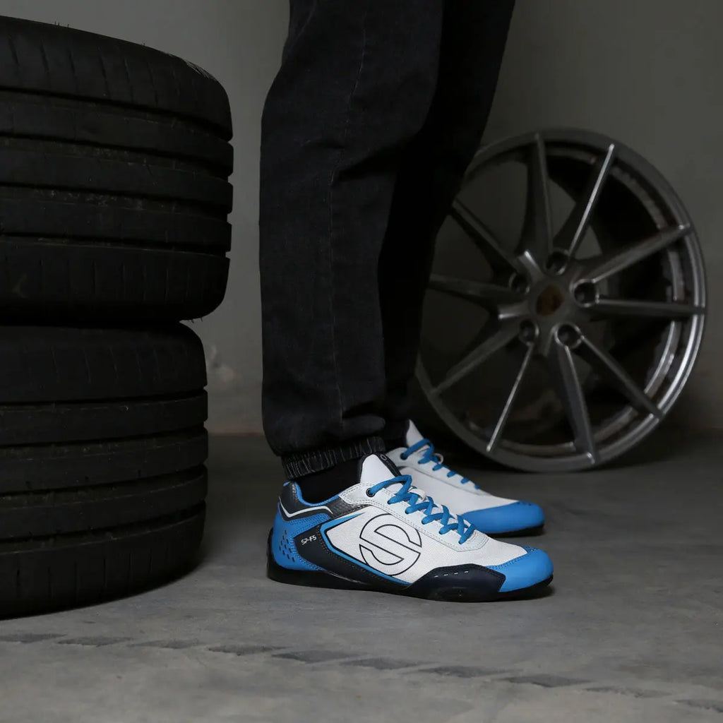 Sparco Fashion Sneakers SP-F5 Bleu Ciel | Cars and Me