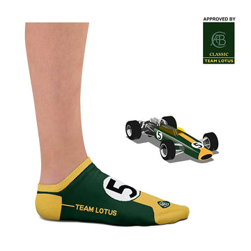 Heel Tread Socquettes Lotus 49 Jaune | Cars and Me