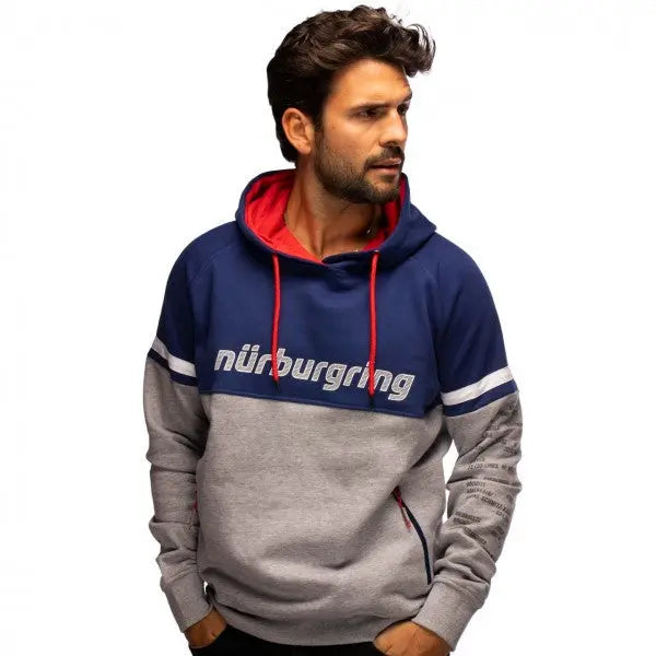 Nürburgring Sweat à Capuche Challenge Gris | Cars and Me