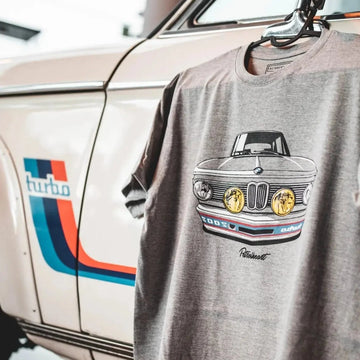Petrolheart T-Shirt BMW 2002 Gris | Cars and Me