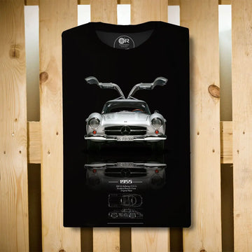 Original Race T-Shirt Mercedes 300 SL G Noir  | Cars and Me