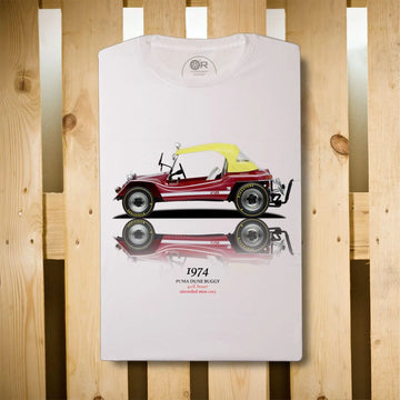 Original Race T-Shirt Buggy des Dunes Blanc  | Cars and Me
