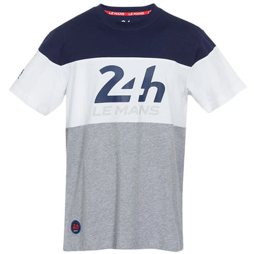 24h Le Mans T-Shirt Color Block | Cars and Me