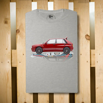Original Race T-Shirt Lancia Delta Evo LE Gris Chiné | Cars and Me