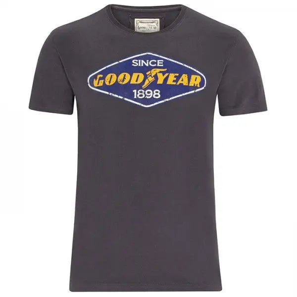 Goodyear T-Shirt East Lake Gris Foncé | Cars and Me