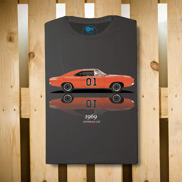 Original Race T-Shirt Dodge Charger "Shérif, fais-moi peur" | Cars and Me