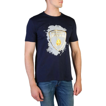 Automobili Lamborghini T-Shirt Graffiti Bleu  | Cars and Me