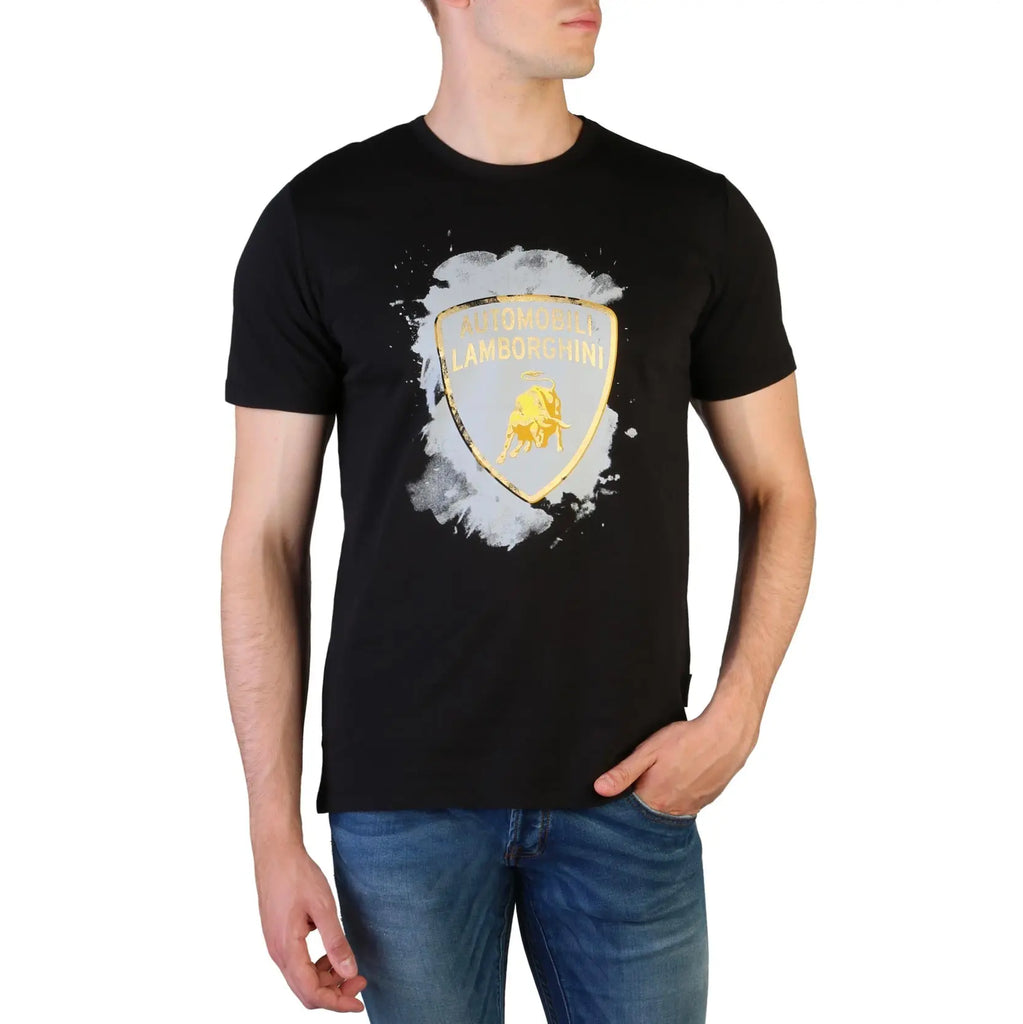 Automobili Lamborghini T-Shirt Graffiti Noir  | Cars and Me