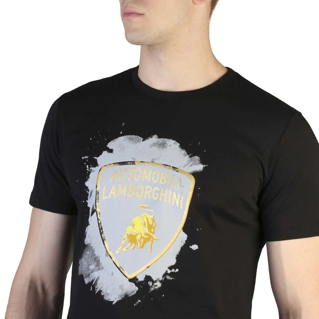 Automobili Lamborghini T-Shirt Graffiti Noir  | Cars and Me
